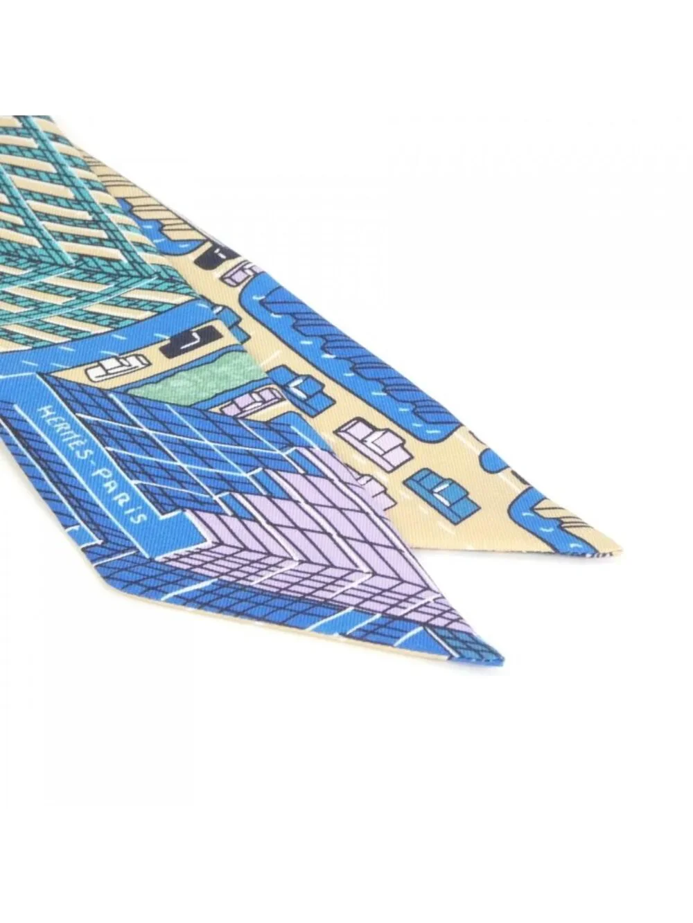 Hermes Pantin City Twilly Scarf